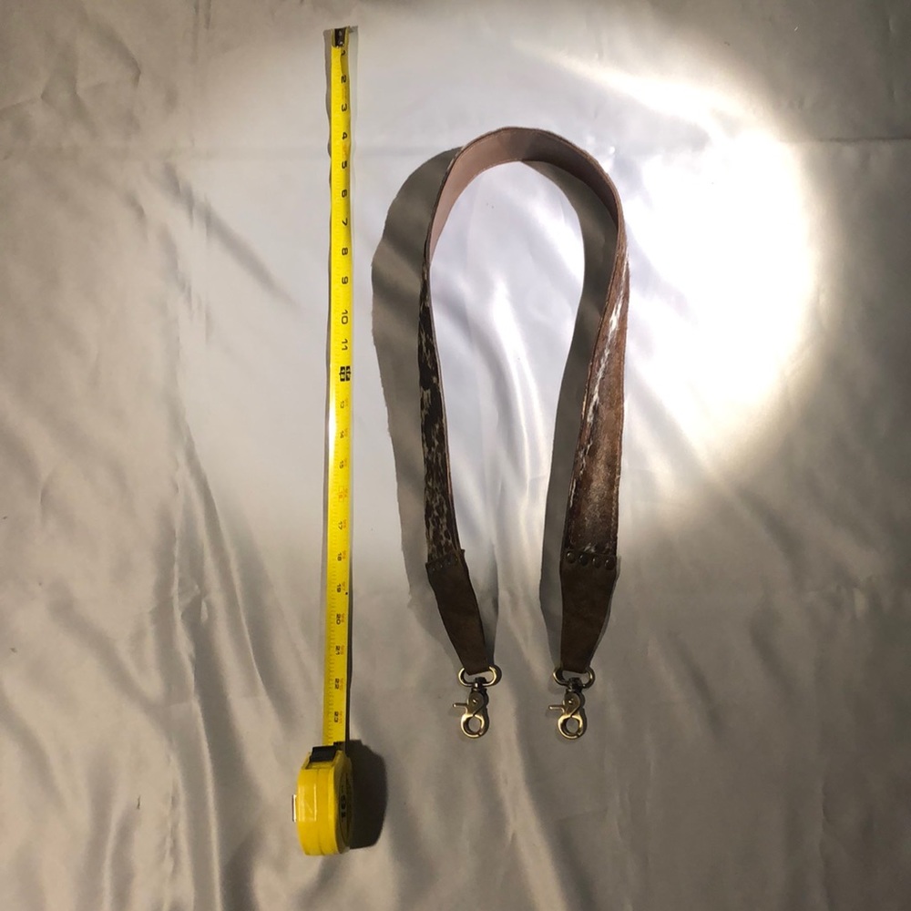 Cow hide/ Leather purse strap